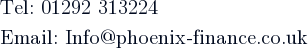 www.phoenix-finance.co.uk Logo
